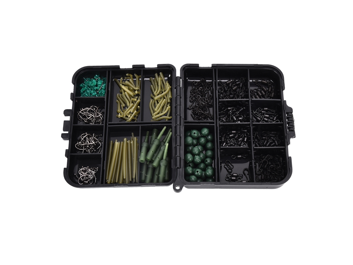 Kit de Pesca de Carpa 421 Peças com Anzol e Isca