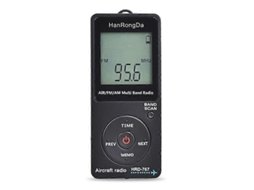 Mini Rádio De Banda De Aviação Com Desligamento Automático. Rádio Fm, Am E Air. Olysi Shop