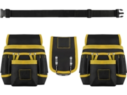 Cinto De Ferramentas Com 3 Bolsos, Organizador De Ferramentas Em Tecido Oxford, Cinto De Trabalho Para Encanador
