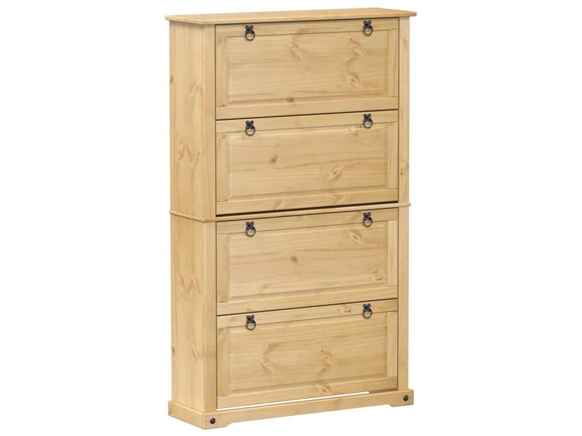 Shoe Cabinet, Shoe Cabinets Vidaxl Marrom Madeira De Pinho (n/a)