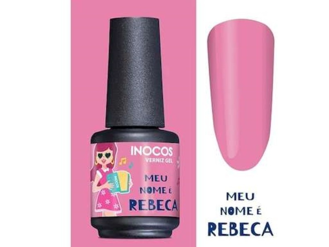 Verniz de Gel INOCOS Meu Nome É Rebeca Coleção Meu Querido Mes De Agosto  (15 ml)