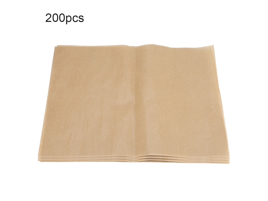 Folhas Antiaderente Quadrado Para Churrasco 200 Folhas