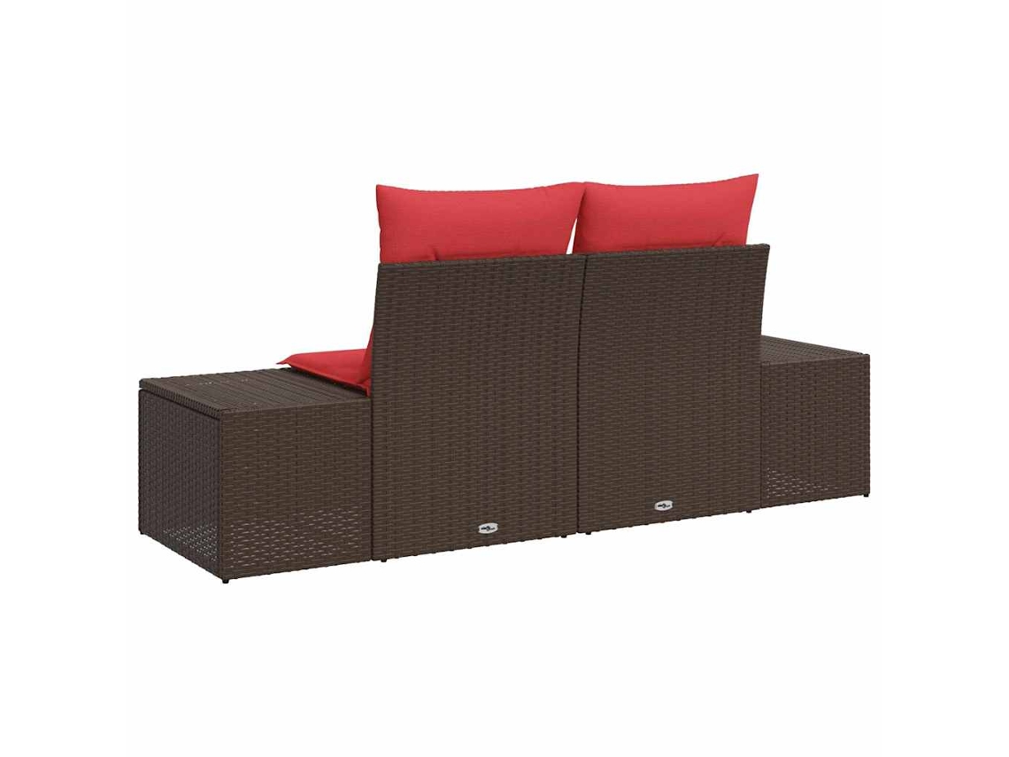 Maison Exclusive - Sofá De Jardim Com Almofada 184 X 62 X 69 Cm Vime Pe