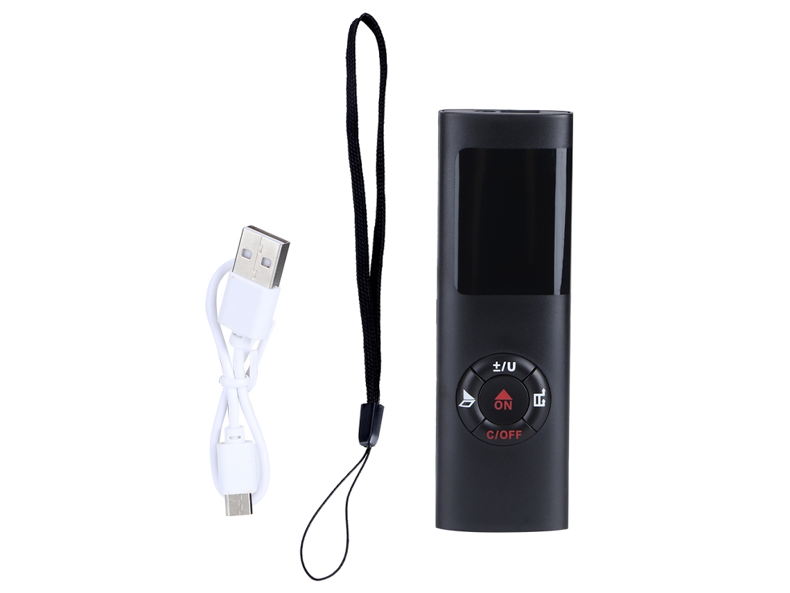 Laxiscreed Régua Laser Infravermelha De Mão, Recarregável Via Usb, 40m, Resistente À Poeira