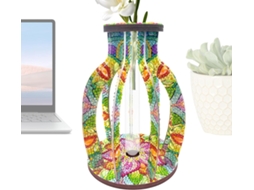 Vaso Com Pintura Em Strass Para Adultos, Artigos Decorativos | Feito À Mão