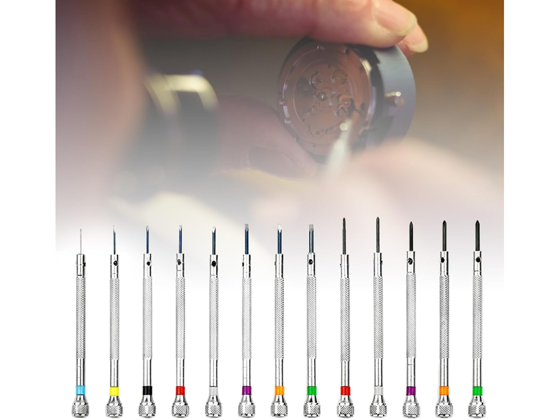 Kit de 13 chaves de fenda ergonômicas para bijuteria SFUSHOS