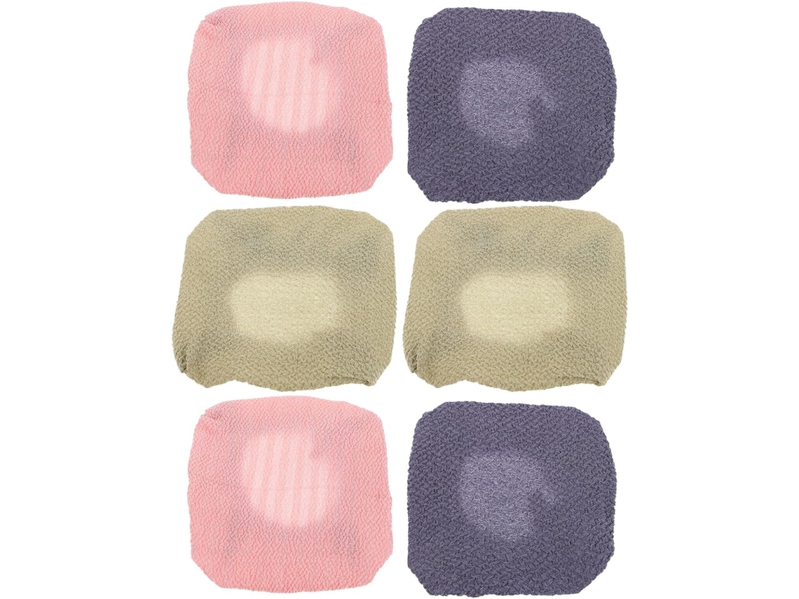 Baluue Conjunto De 6 Lenços Esfoliantes Reposição Para Escova, Lenços Macios Para Limpeza Corporal E Massagem