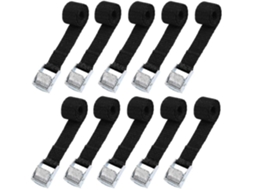 Kit Com 10 Cintas De Amarração 2* 39cm Para Fixação Em Motocicletas/carros/bicicletas. Capacidade Máxima Carga: 500kg