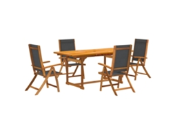 Garden Dining Set, Garden Dining Sets Vidaxl Marrom Madeira De Acácia (n/a)