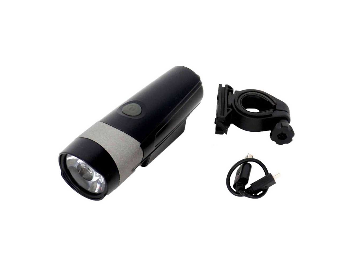 Luz Dianteira Usb Clt-222 Prateado 70 Lumenscrosser