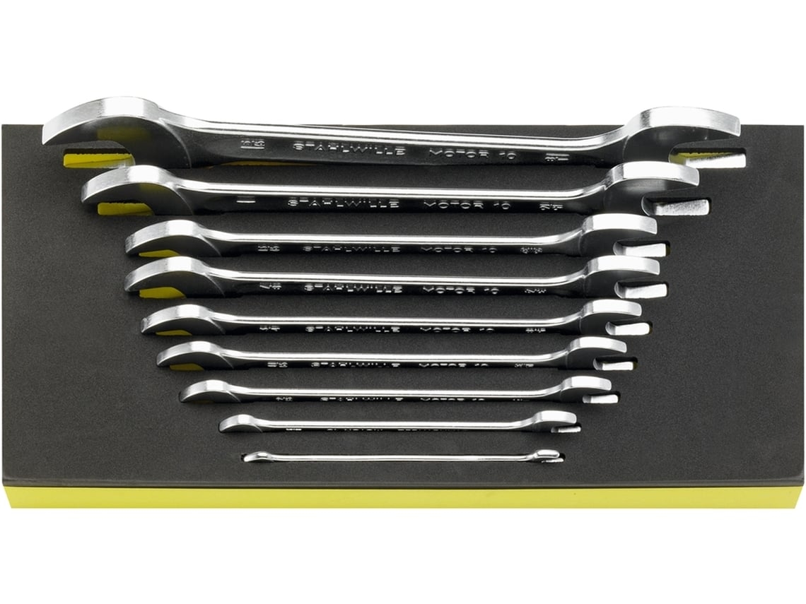 Conjunto de chaves fixas de duas extremidades Tcs 10A/9 STAHLWILLE