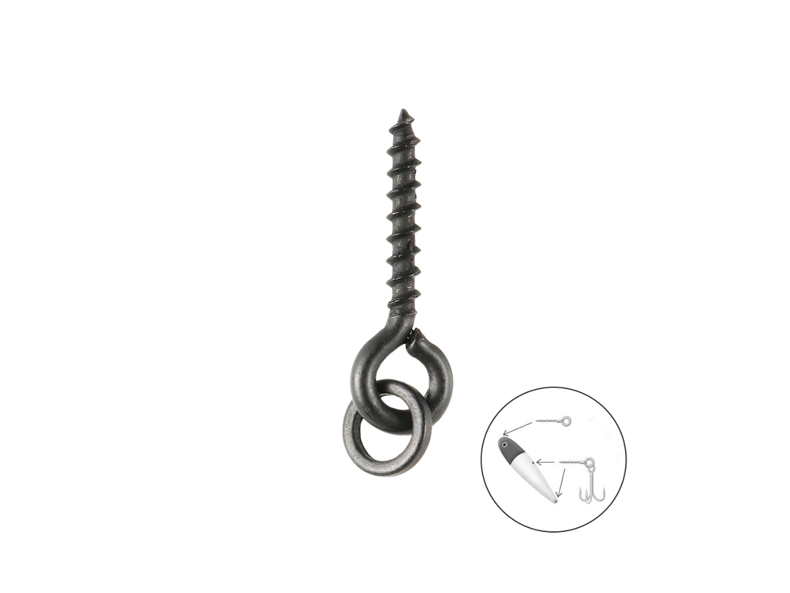 Parafusos de Isca Boilie para Pesca de Carpa 100 Unidades