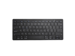 Aetheria teclado Sem Fio Bluetooth Ultra Slim com 78 Teclas Silenciosas para Escritório Computador Laptop Tablet Preto