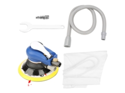 Lijadora Redonda Neumática De 5 Pulgadas Com Bolsa De Armazenamento Para Aspirador E Tubo De Polishing Machine