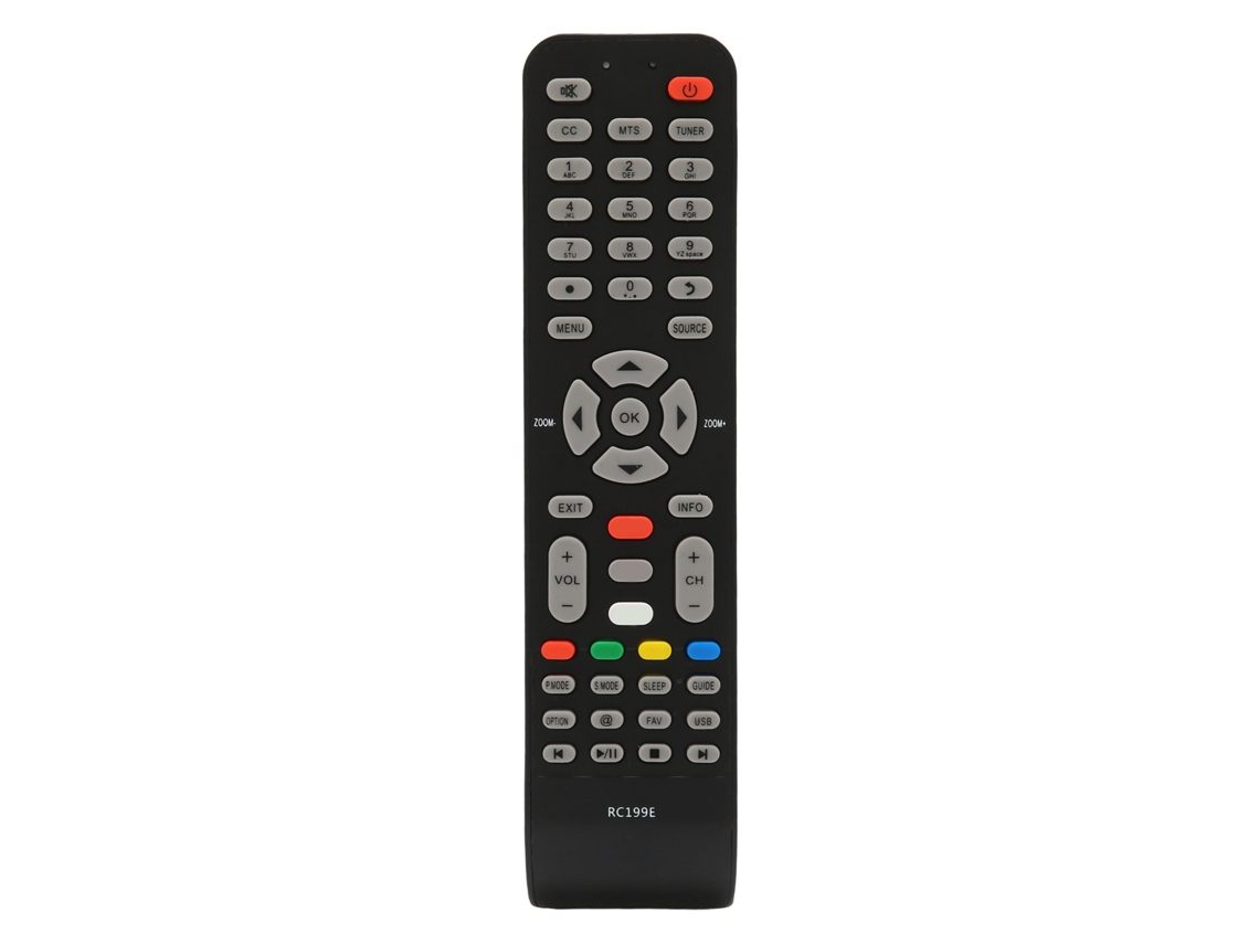 Controle Remoto Mali universal para TV TCL RC199E com botões grandes e resistente ao desgaste