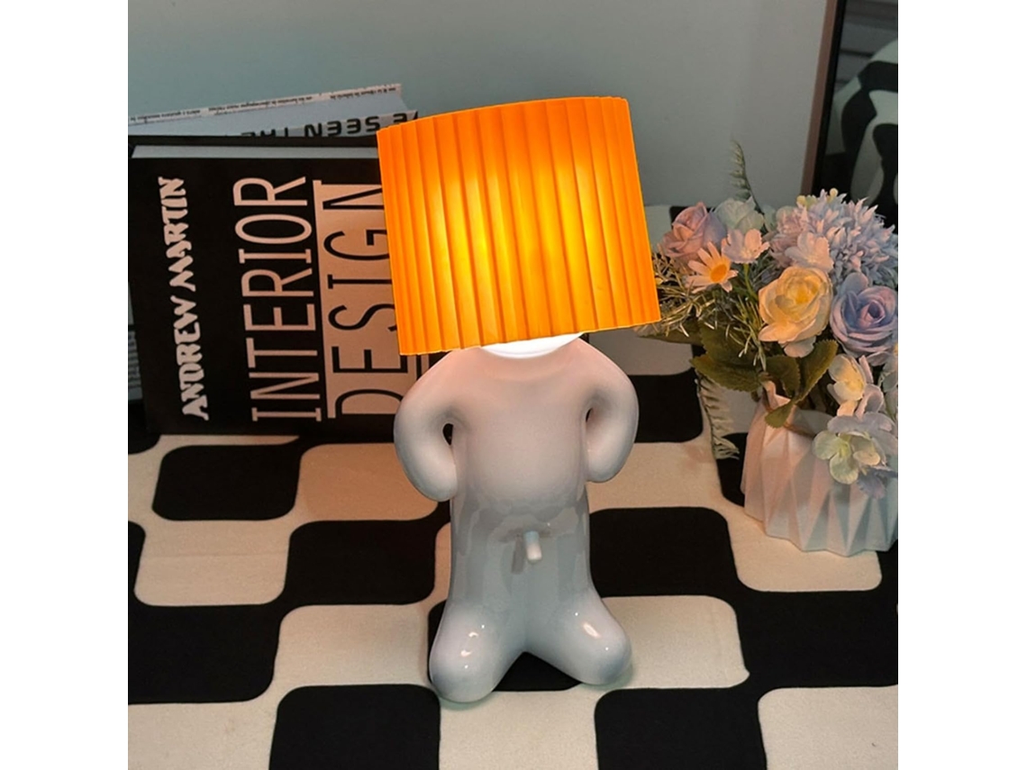 Luminária Noturna Divertida, Luminária De Mesa Para Meninos Tímidos, Luminária De Leitura Led Criativa, Presente De