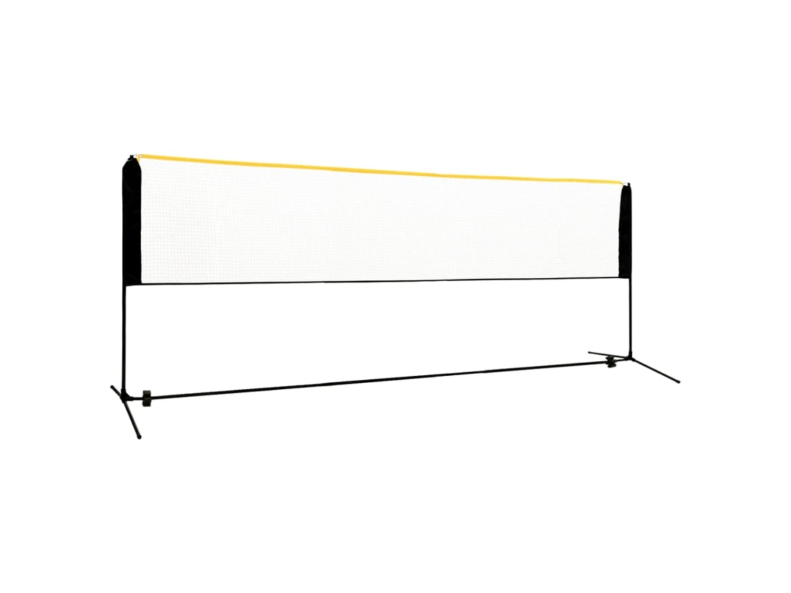 Vidaxl Rede De Badmínton Ajustável 400x103x94-158 Cm Metal