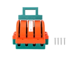 Chave De Interrupção De Lâmina Dupla 4p 63a Ac380v Laranja Vermelha Para Equipamentos Elétricos