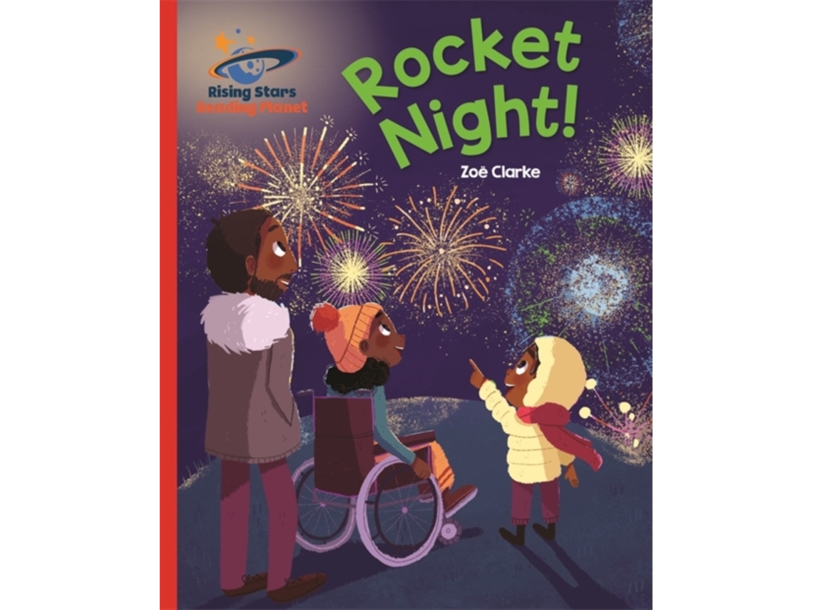 Livro Reading Planet - Rocket Night! - Red B Galaxy de Zoe Clarke (Inglês)