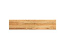 vidaXL Tapetes de escada 2 pcs 120x25x2 cm carvalho castanho-claro