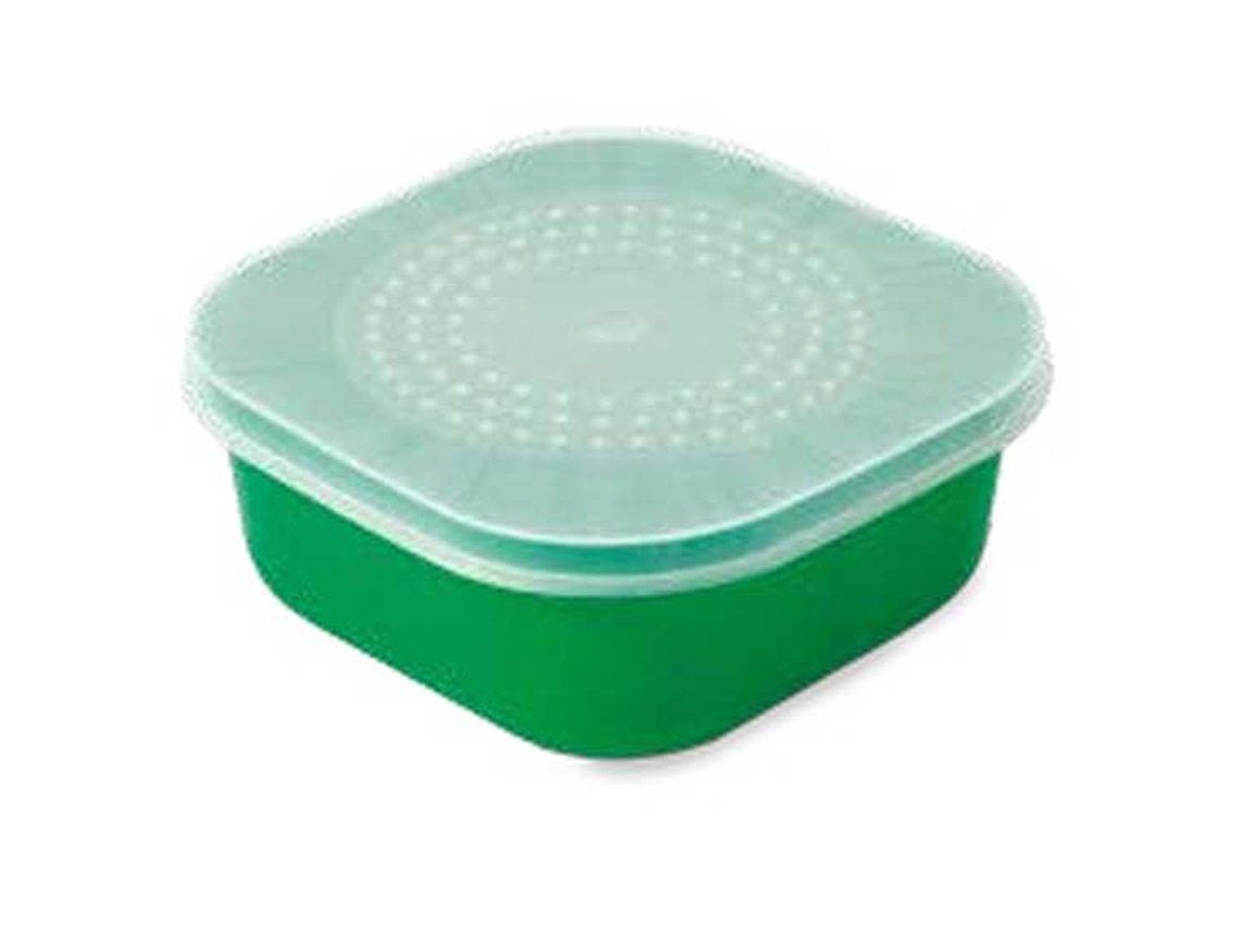 Caixa de Isca Quadrada Verde 0.50 Llineaeffe