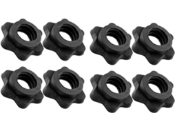 Conjunto De 4 Pares Porcas Sextavadas Para Halteres, Porcas Para Barras De Halteres, Presilhas Para Barras, Barras De