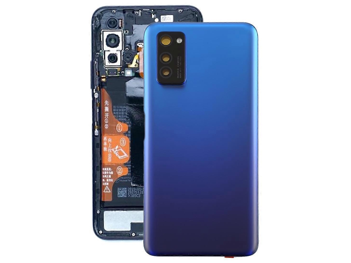 Tampa Traseira Da Bateria Compatível Com Lente Da Câmera Para Huawei Honor V30