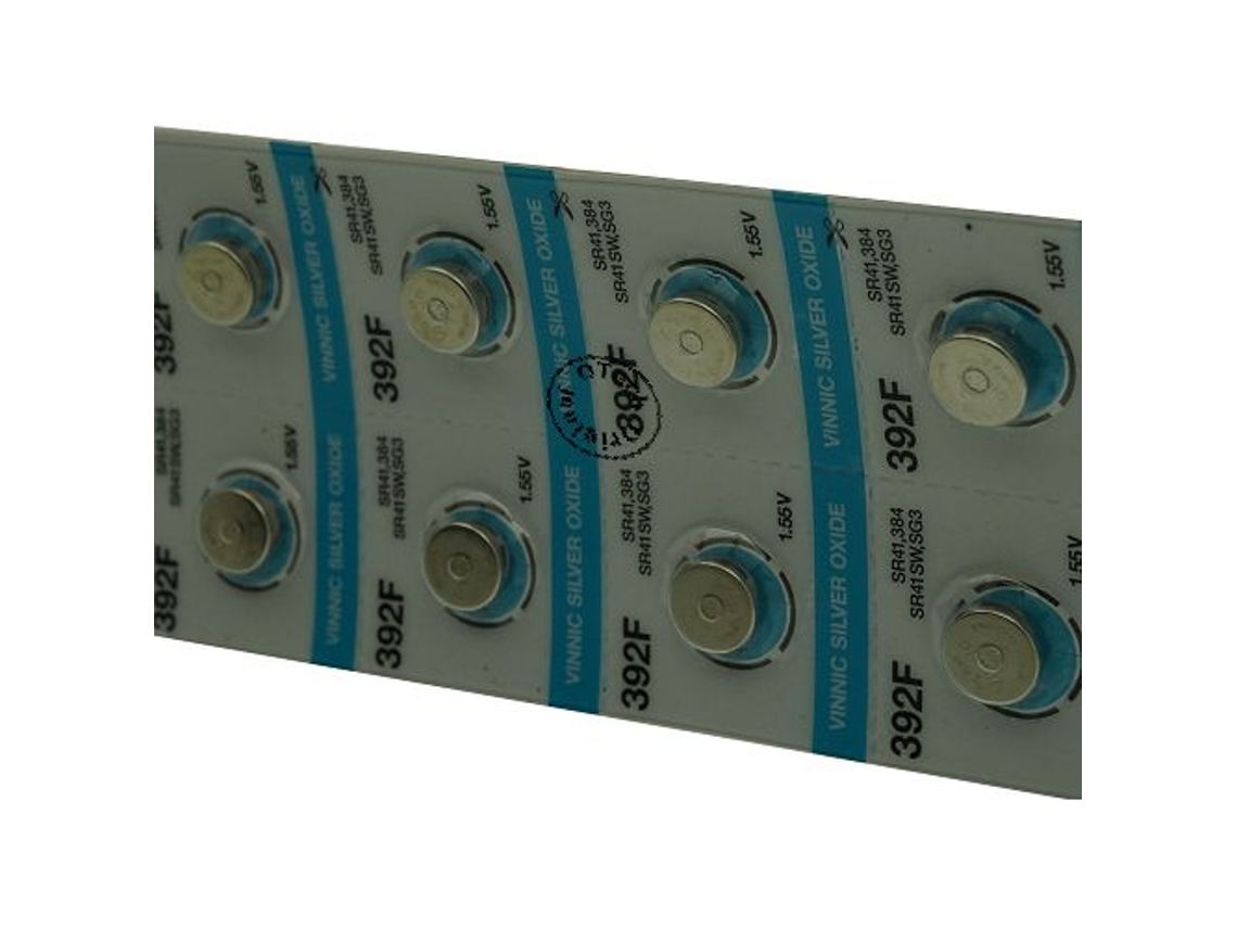 Conjunto de 10 Pilhas OTECH Vinnic para Maxell SR41W