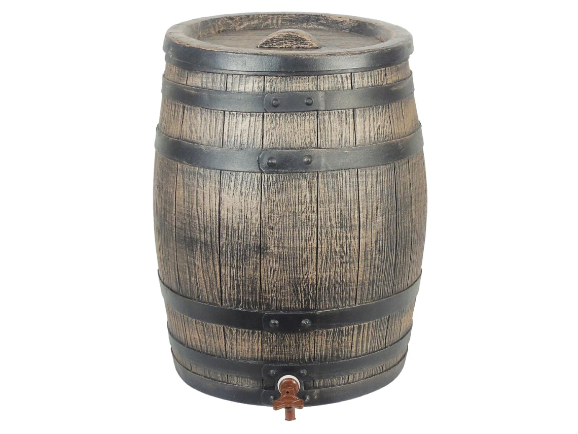 Barril de água da chuva NATURE Marrom Polietileno (50.5 x 50.5 x 66 cm)