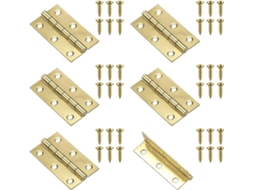 Conjunto De 6 Mini Dobradiças Decorativas Dobráveis Para Armários, 5
