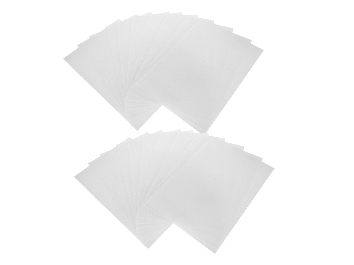 20 Lâminas Termorretráteis Translúcidas De 0,3 Mm Para Manualidades, Joyería Pintada À Mão, Chaveiro, Presente Para Crianças
