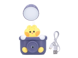 Mali lâmpada de Mesa Usb Gato Jingle Cartoon Led Porta canetas Afia lápis Azul