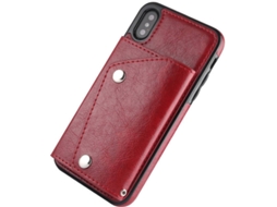 Capa iPhone X WISETONY Bailisheng-134 Vermelho