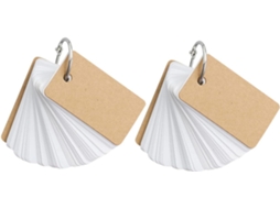 De 10 Cadernos Espiral, Papel Kraft Branco, Simples E Portáteis Para Escola E Escritório. Gokoco