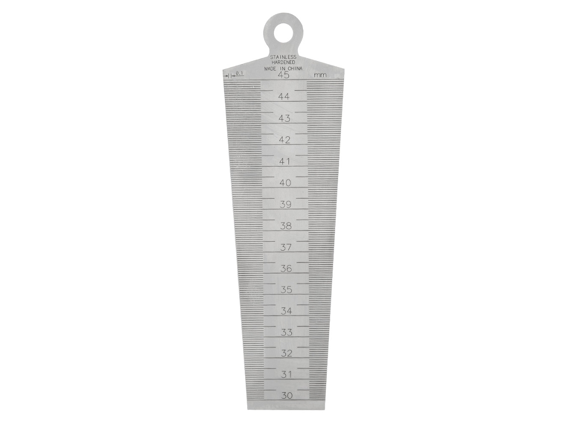 Ferramenta De Medição De Calibre Cuneiforme De Aço Inoxidável De Alta Precisão 30-45mm Para Furos