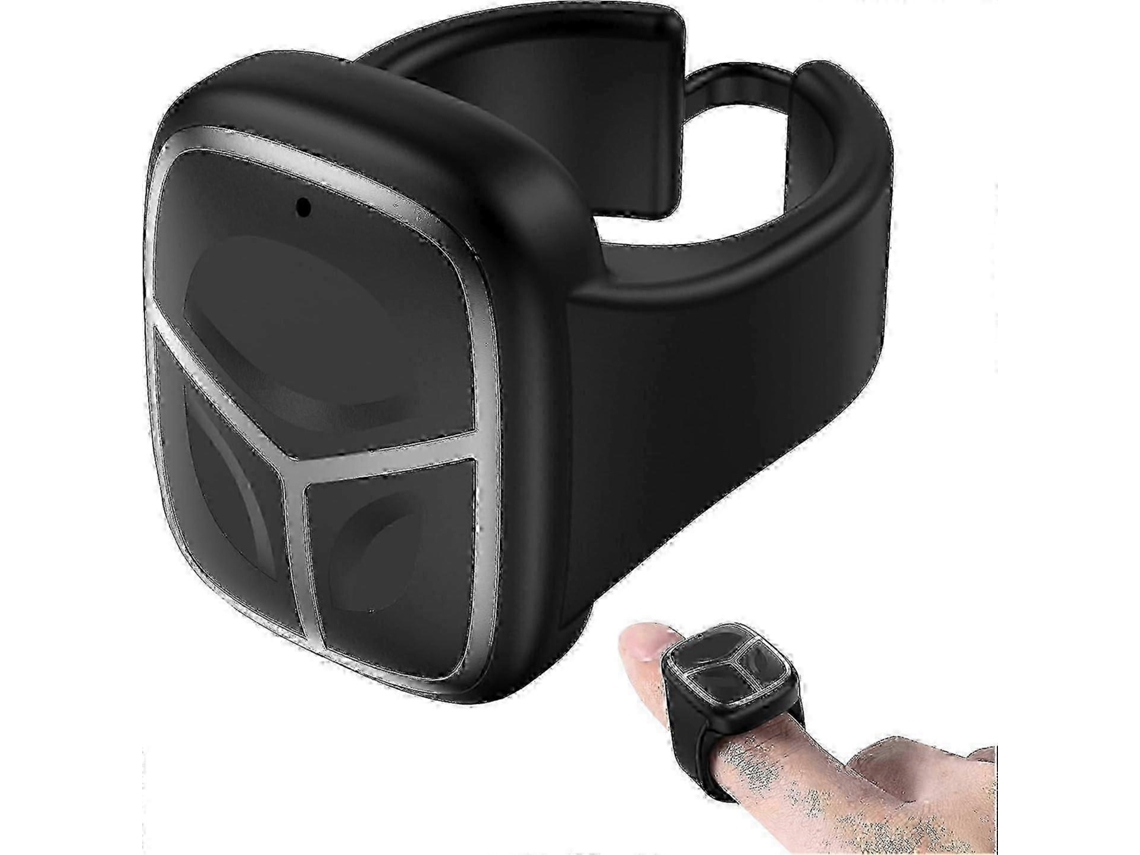 Mini mouse Bluetooth inteligente com anel de dedo para uso portátil.