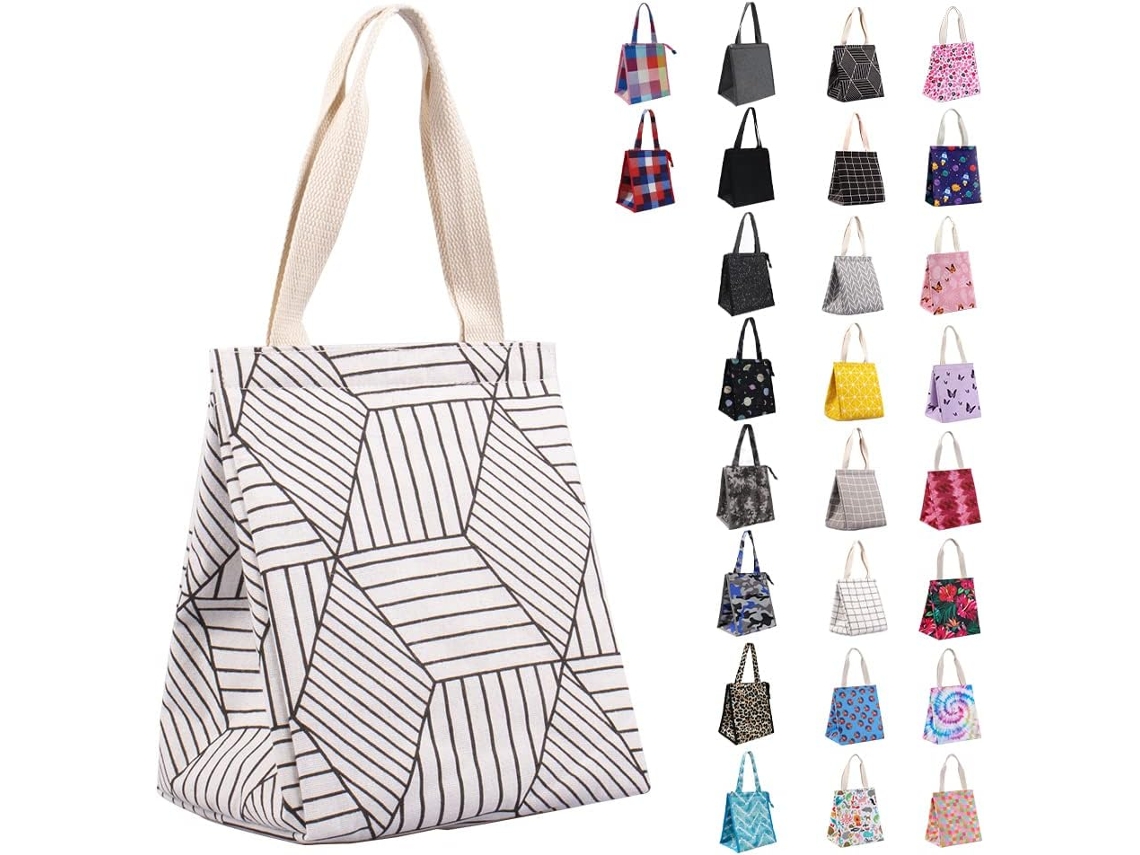 Lurelia Bolsa Térmica Para Almoço Portátil Dobrável Impermeável Isolado V127