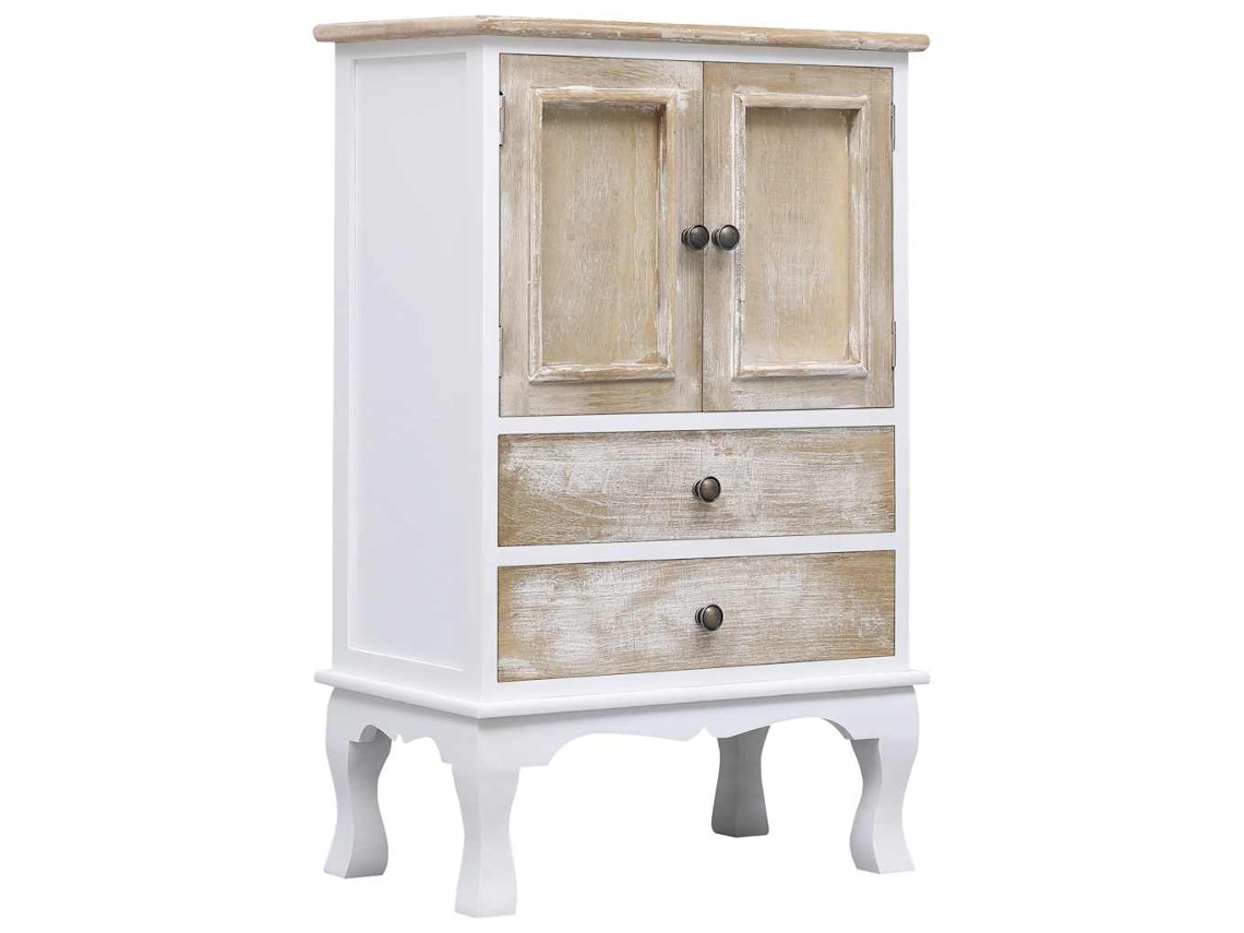 Drawer Cabinet, Drawer Cabinets Vidaxl Branco Madeira