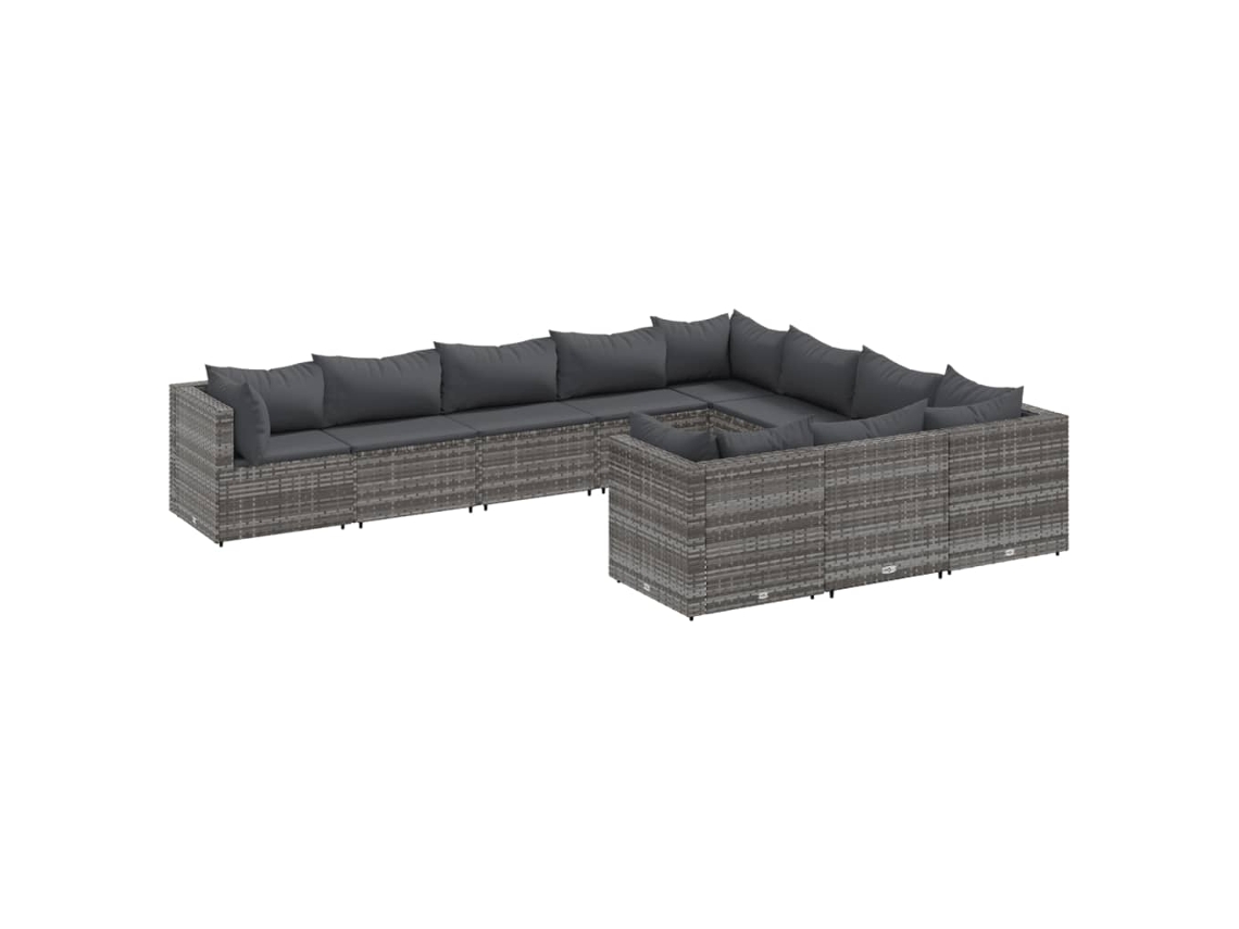 Garden Sofa Set, Garden Sofa Sets Vidaxl Cinzeto Rattan / Vime (n/a)