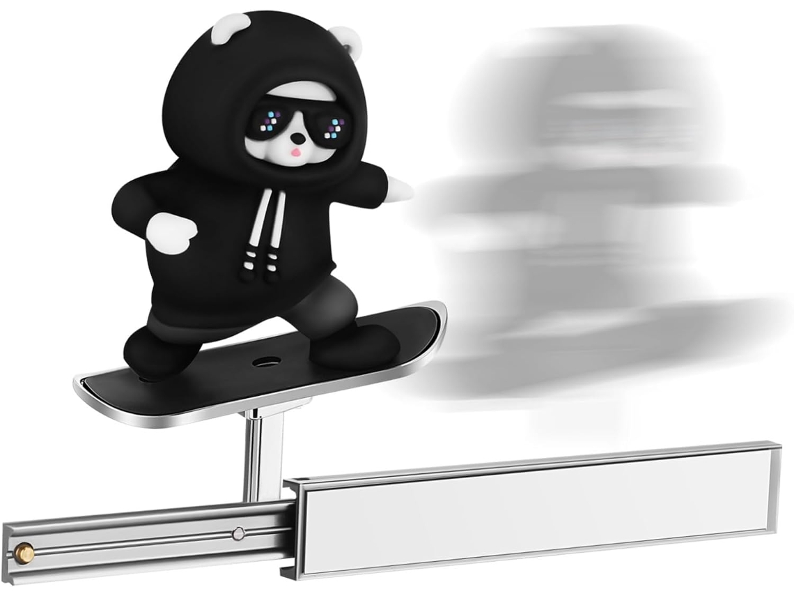 Skate Black Bear Em Pvc E Liga De Alumínio, 1 Peça