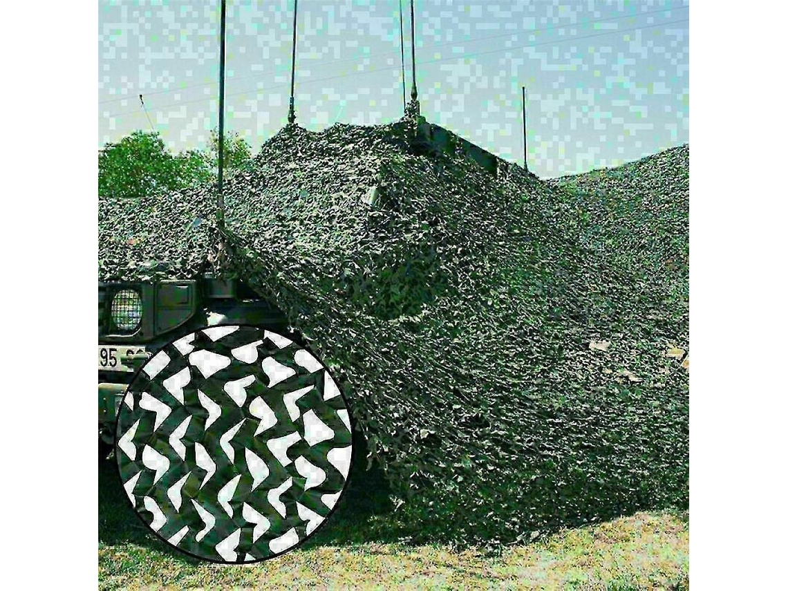 Rede de camuflagem 4m x 6m para caça e camping