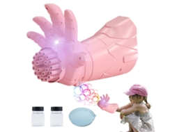 Mali pistola Elétrica de Bolhas com Luz Inspirada em Filmes Máquina Automática Brinquedo para Crianças Presente