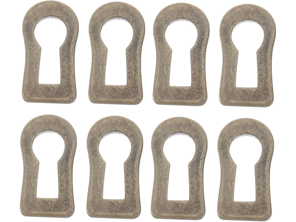 Conjunto De 50 Peças Protetores Fechadura Antigos Para Portas, Cômodas E Armários Inserções Decorativas Para Fechaduras