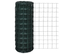 Vidaxl Cerca 25 X 1,0 M Aço Verde