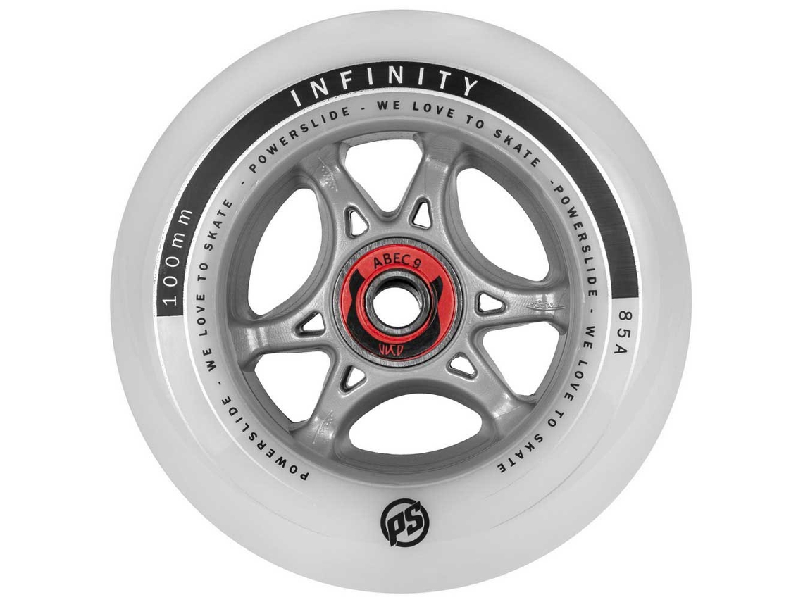 Buchas Infinity 100 Rtr Abec9 4 Unidades Prateadopowerslide