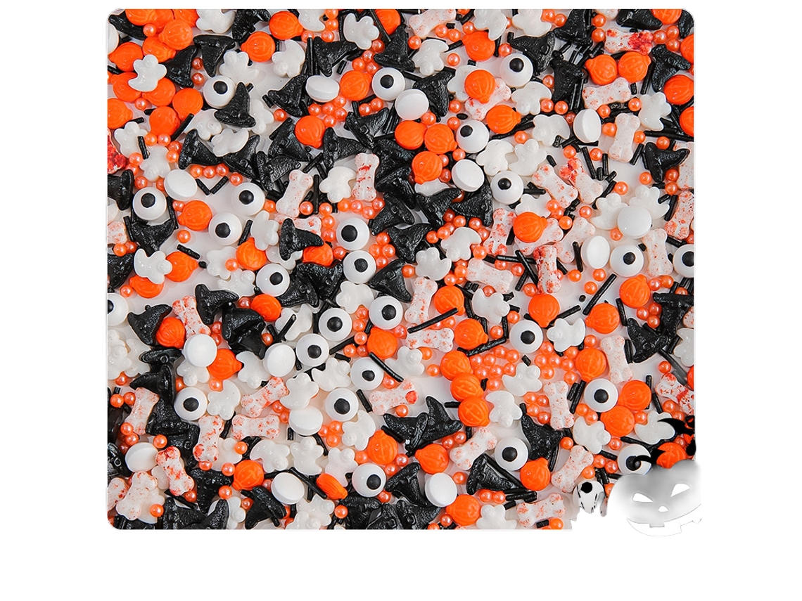 Laxiscreed Decoração De Certo Para Bolos De Halloween Com Olhos Coloridos E Glitter