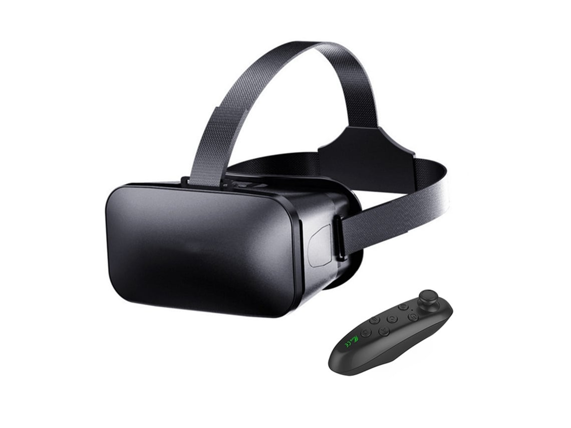 Óculos De Realidade Virtual 3d Vr Com 3 Cintos Ajustáveis Para Android E Ios (tela 4.5-6.0 Polegadas) V6 Y1 Preto