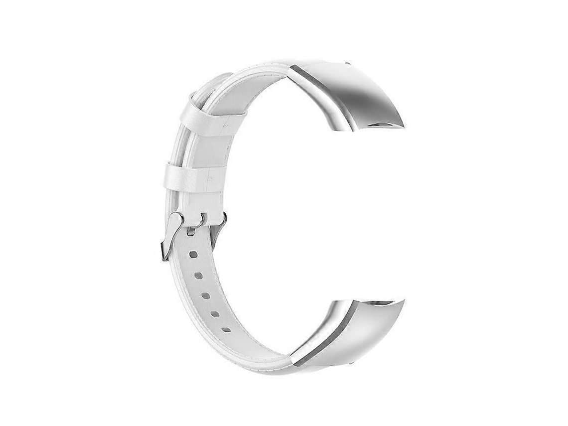 Pulseira De Couro Encerado Com Óleo Para Huawei Honor 4 E 5 (branca)