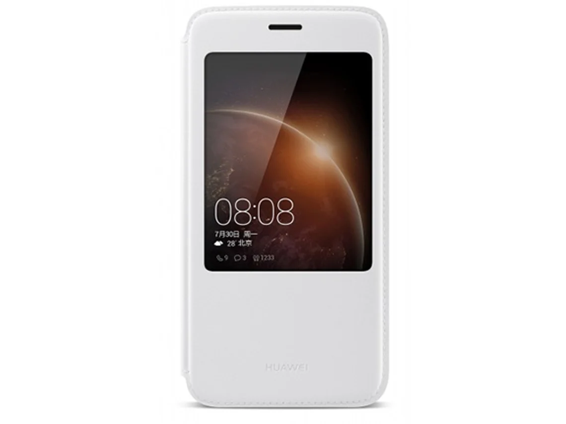 Capa HUAWEI GX8 Flip View Branco