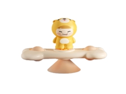 Walshlxq brinquedo Giratório com Ventosa para Banheiro Infantil 1 3 Anos Crianças, Brinquedo Sensorial Educativo Desenhos Animados Cachorrinho